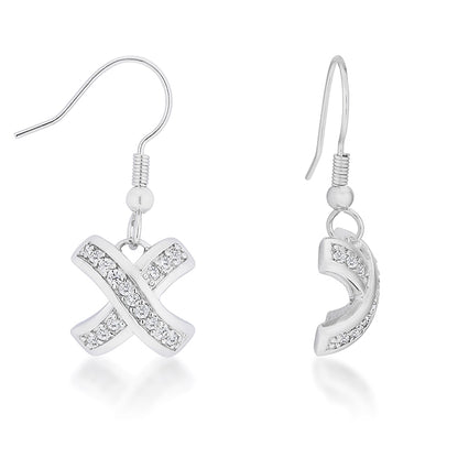 Monya Criss Cross Drop Earrings | 0.6ct