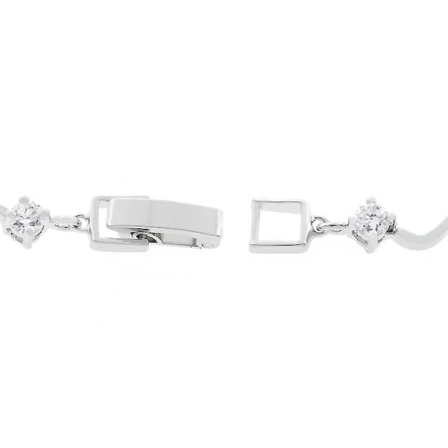 Orla Modern Vine Eternity CZ Bracelet  – 7.5in