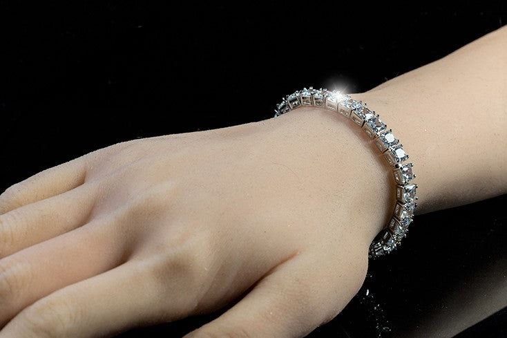 Lupida Princess CZ Tennis Bracelet - 7in