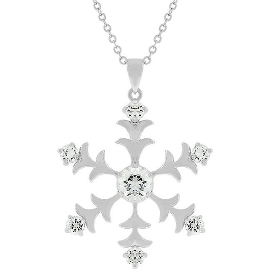 Rilla Snowflake CZ Pendant