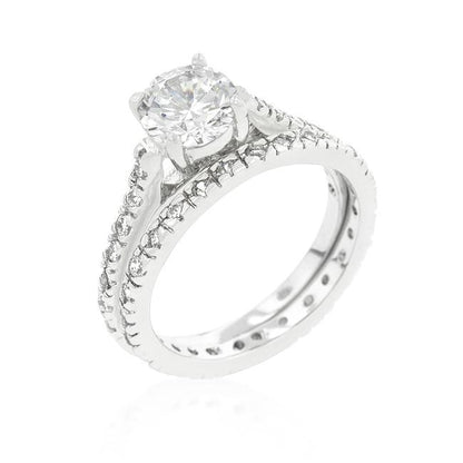 Shantell 1.3ct Round Engagement and Wedding Ring Set | 2.8ct