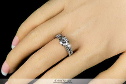 Shantell 1.3ct Round Engagement and Wedding Ring Set | 2.8ct