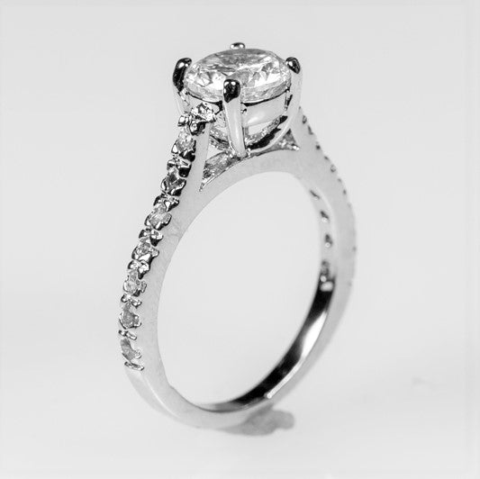 Shantell 1.3ct Round Engagement and Wedding Ring Set | 2.8ct