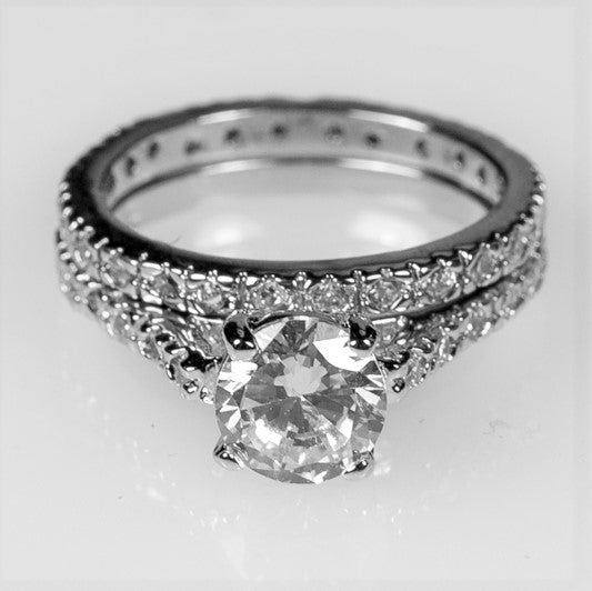 Shantell 1.3ct Round Engagement and Wedding Ring Set | 2.8ct