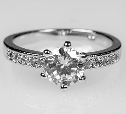 Shavon Round Solitaire Engagement Ring  | 1.5ct