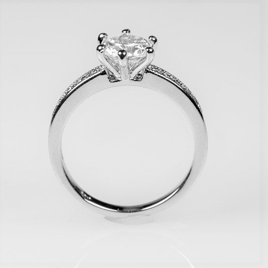 Shavon Round Solitaire Engagement Ring  | 1.5ct