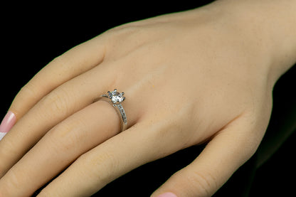 Shavon Round Solitaire Engagement Ring  | 1.5ct