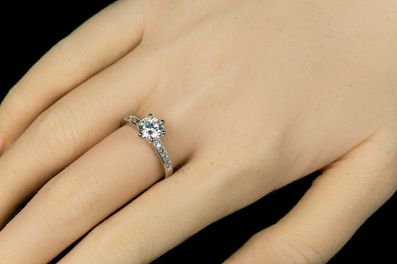 Shavon Round Solitaire Engagement Ring  | 1.5ct