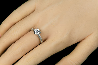 Shavon Round Solitaire Engagement Ring  | 1.5ct