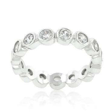 Tama CZ Linked Bezel Eternity Ring | 1.5ct