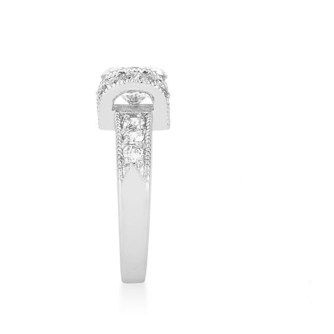 Bobbi 2.5(ct) Round Tension Set Engagement Ring | 3.5ct