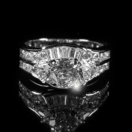 Sandra Round Solitiare Engagement Ring | 4ct