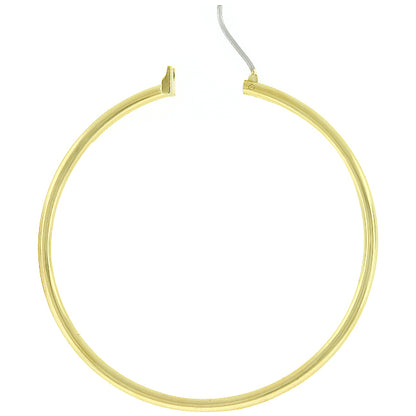 Glem Large Silver Hoop Earrings | 45mm