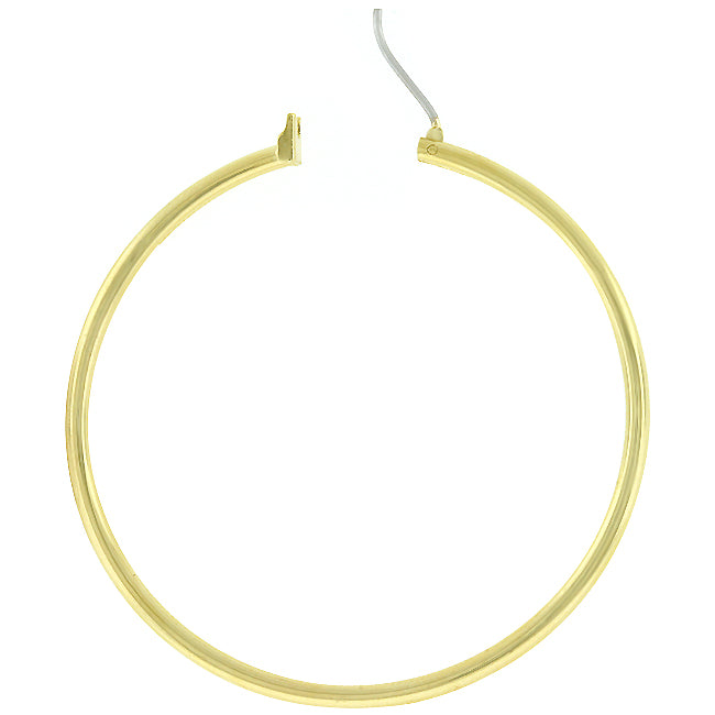 Glem Large Gold Hoop Earrings | 45mm