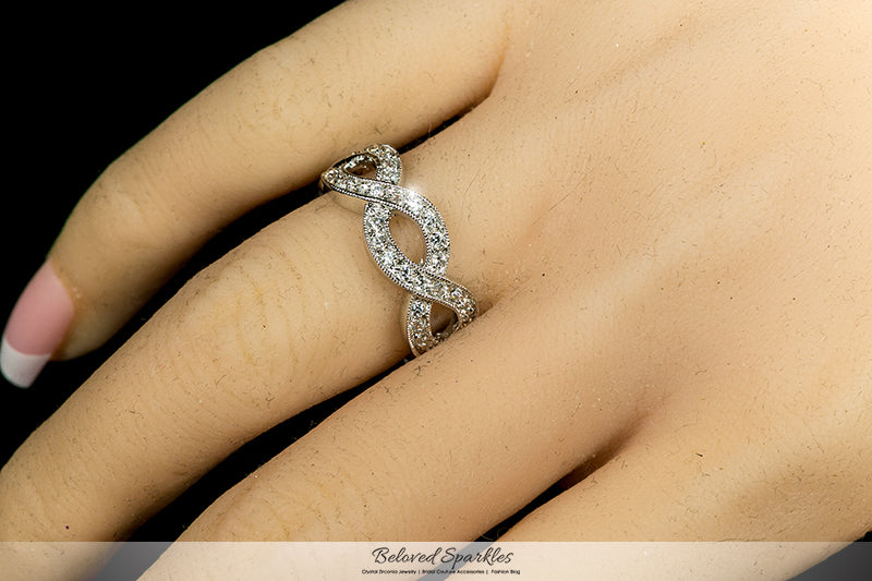 Gretel Infinity Paved Band Ring | 0.5ct