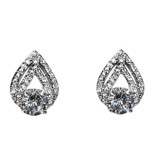 18k Dangle Drop Elegant Diamond Earrings- Valla Jewelry – Valla Jewelry