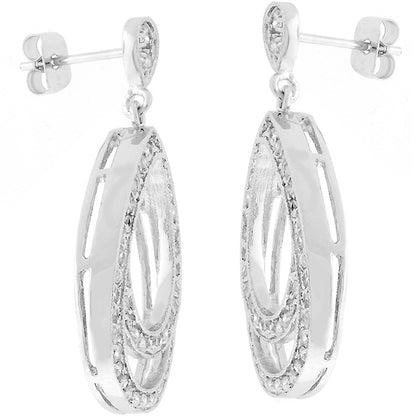 Milana Double Teardrop Dangle Earrings | 2ct