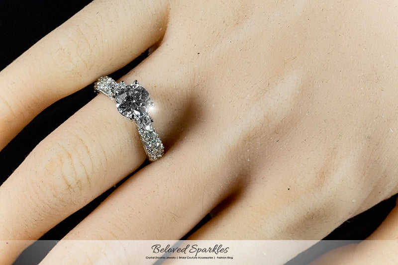 Nikita Round Three Stone Engagement Ring | 2.5ct