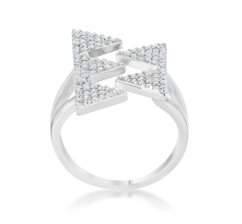 Nori CZ Geometric Contemporary Ring | 0.7ct