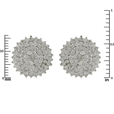 Parley CZ Pave Dome Stud Earrings