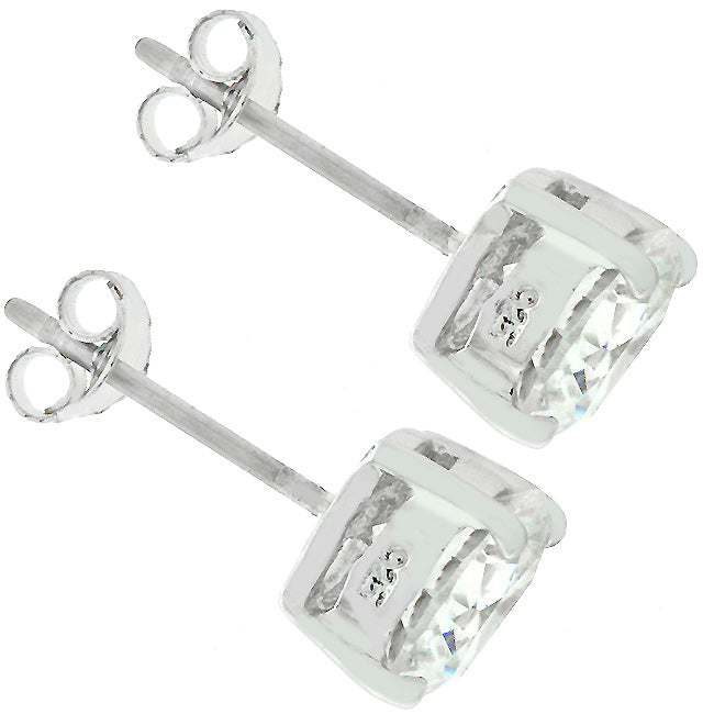 Rita Round Cut Stud Earrings –4mm | 0.25ct