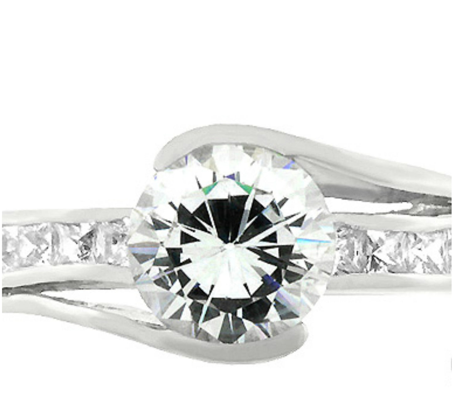 Addy 8mm Round Solitaire Classic Engagement Ring | 2.5ct