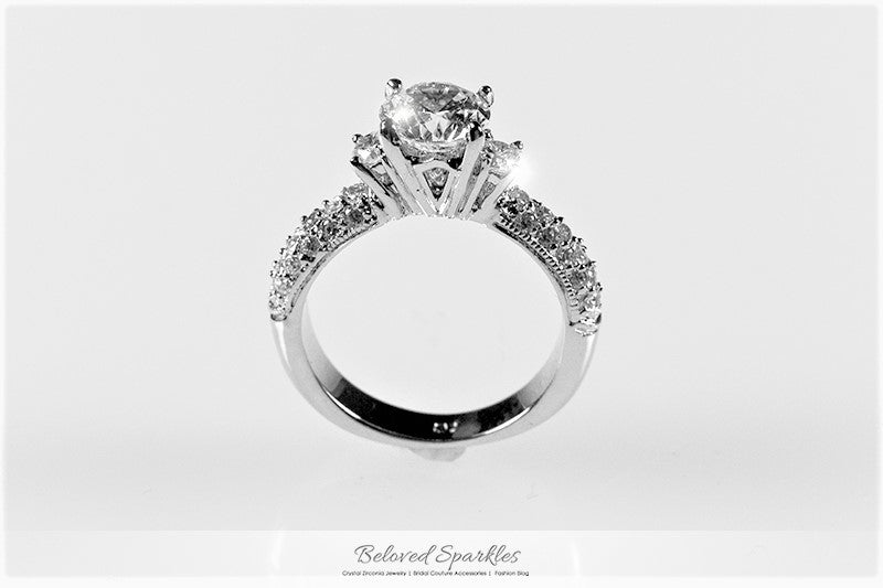 Nikita Round Three Stone Engagement Ring | 2.5ct