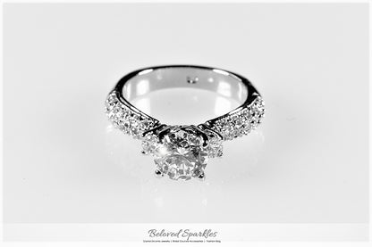 Nikita Round Three Stone Engagement Ring | 2.5ct