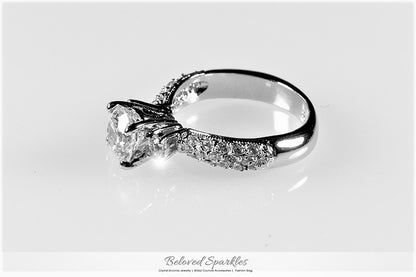 Nikita Round Three Stone Engagement Ring | 2.5ct