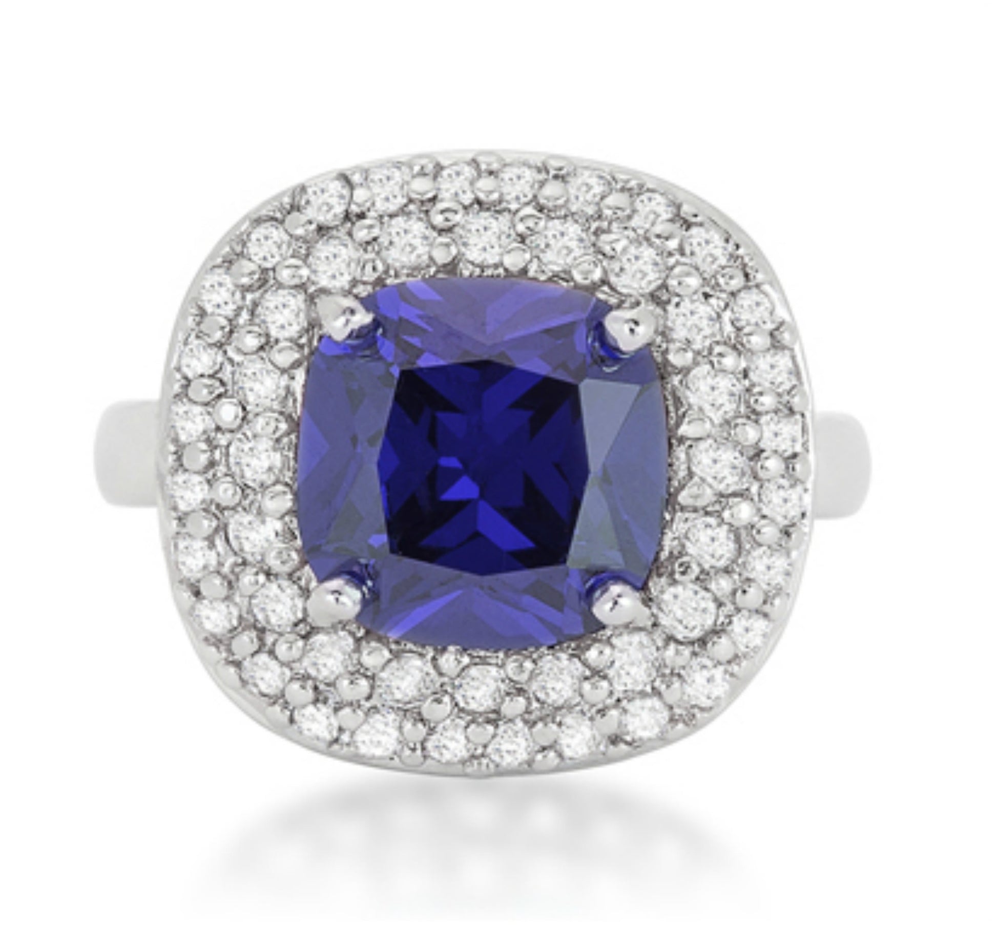 Regina Lavendar Purple Cushion Cut Cocktail Ring | 5 Carat | Cubic Zirconia - Beloved Sparkles
 - 3