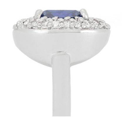 Regina Lavendar Purple Cushion Cut Cocktail Ring | 5 Carat | Cubic Zirconia - Beloved Sparkles
 - 4