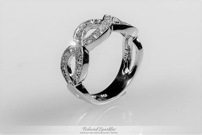 Gretel Infinity Paved Band Ring | 0.5ct