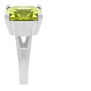 Nadine Peridot Princess Cut Engagement Ring | 5.6ct