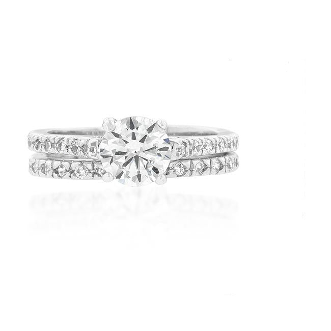 Shantell 1.3ct Round Engagement and Wedding Ring Set | 2.8ct