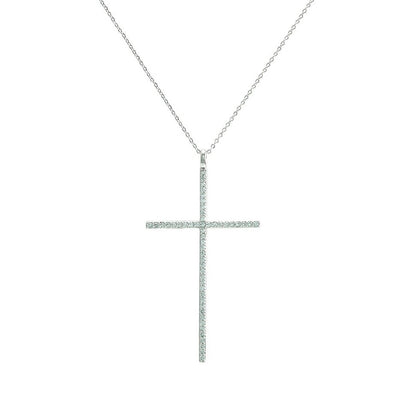 Joan CZ Cross Pendant