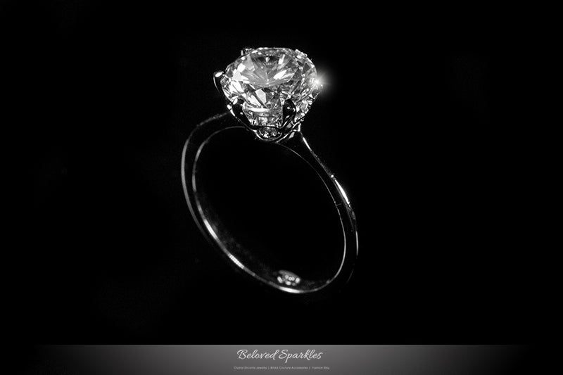 Temila Round Solitaire Engagement Ring |  2ct